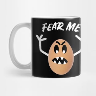 Funny Creepy Halloween Egg Monster Mug